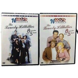 The Beverly Hillbillies TV Classics Lot Of 2 DVDs 16 Episodes Fullscreen 6+hrs